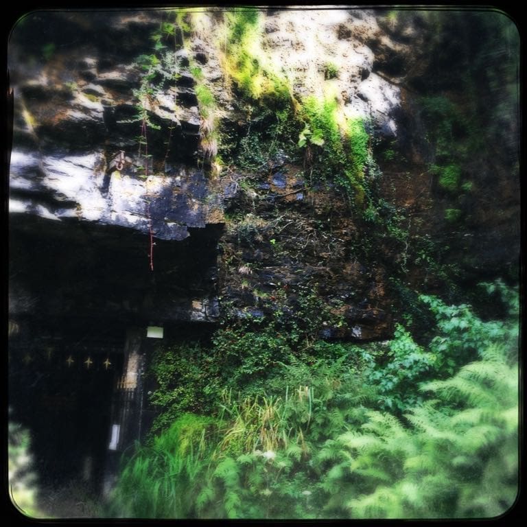 Carnglaze Caverns Cornwall- Entrance